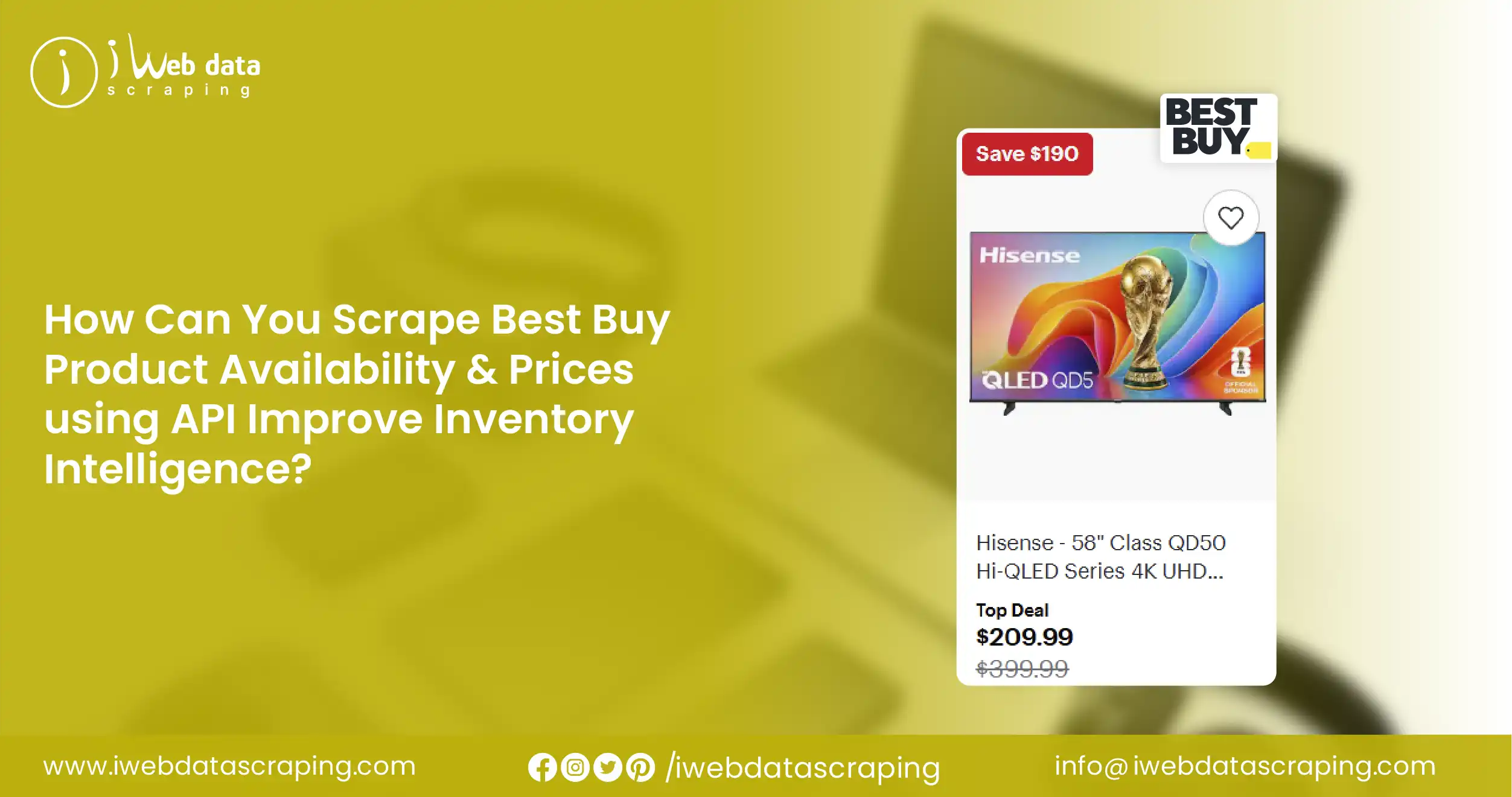 Scrape Best Buy Product Availability & Prices using API